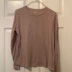 Old Navy Everywear blush colored long sleeve tee
